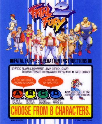 Mini-Marquee Fatal Fury 2