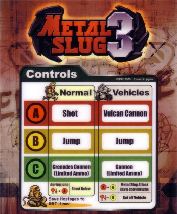 Mini-Marquee Metal Slug 3