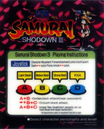 Mini-Marquee Samurai Shodown 3: Blades of Blood