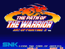 PCB Art of Fighting 3: Path of the Warrior