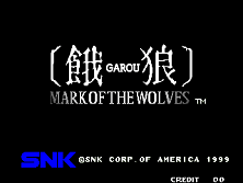 garou mark of the wolves mvs